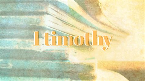 1 Timothy Sermon Series On Behance