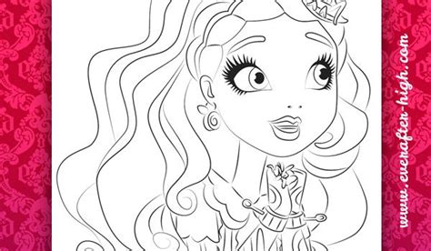 Cedar Wood Surprise Coloring Page Ever After High