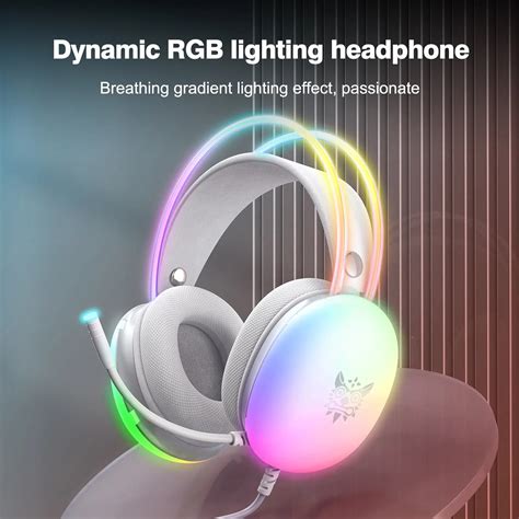 Onikuma New Headphones With Full Rgb Led Light Gaming Headset