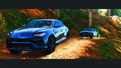 Gta Lamborghini Urus Offroad Convoy Cinematic Video Youtube