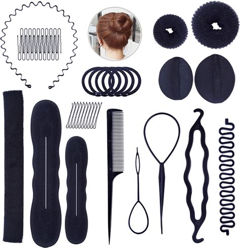 Piezas De Accesorios Para Peinar El Cabello Moldes Pinzas Bandas