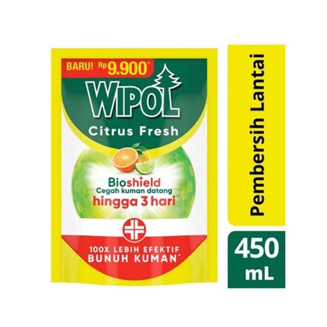 Jual Wipol Karbol Citrus Fresh Ml Shopee Indonesia