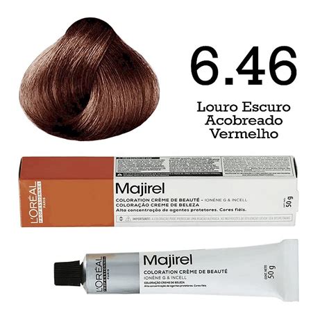 Coloração Majirel 6 46 Louro Escuro Acobreado Vermelho L Oréal Flor