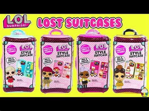 LOL Surprise Style Suitcase LOST SUITCASES At The LOL Airport - Videos For Kids