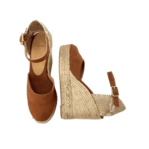 Casta Er Carol Canvas Wedge Espadrilles Cuero C Sofiamanta