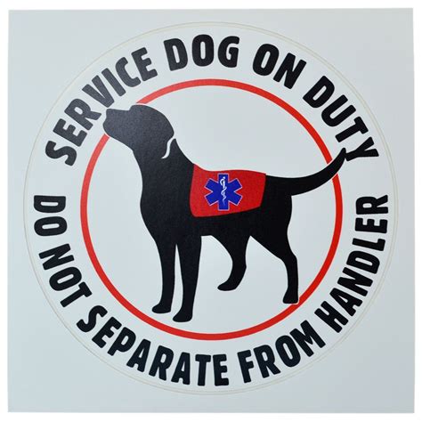 Embroidered Service Dog Patches | Service ID Patch | Hi Vis ID Panel