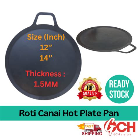 Round Hot Plate Pan Roti Kuali Leper Bulat Ketayap Roti Canai Kuali