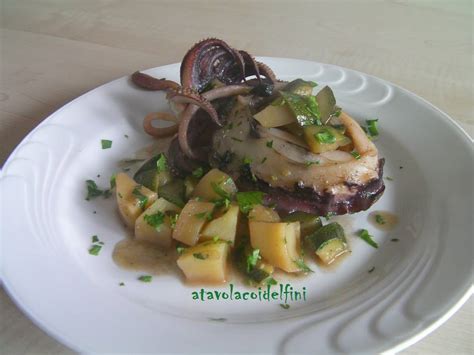 Seppie Patate E Zucchine A Tavola Coi Delfini