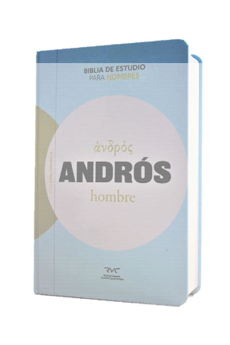 Biblia De Estudio Para Hombres Andr S Tapa Dura RVC Libreria 247