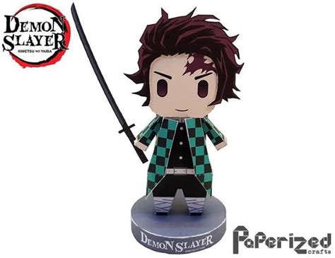 PAPERMAU Demon Slayer Tanjiro Kamado Paper Toy By Paperized