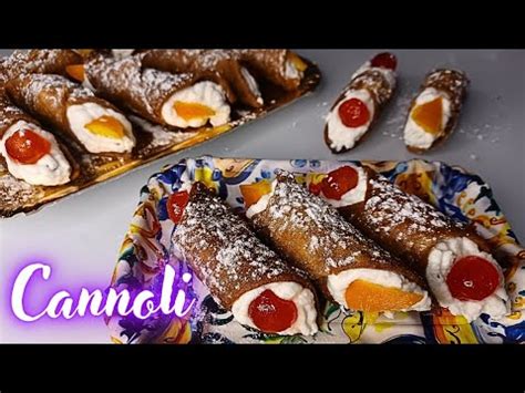 CANNOLI SICILIANI RICETTA ORIGINALE Della Scorza E Del Ripieno Di