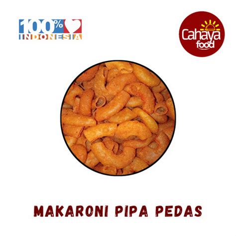 Jual Makaroni Pipa Pedas Kemasan Box Gram Kota Malang