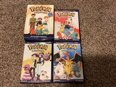 Mavin | Pokemon Indigo League The Complete Collection DVD Pikachu