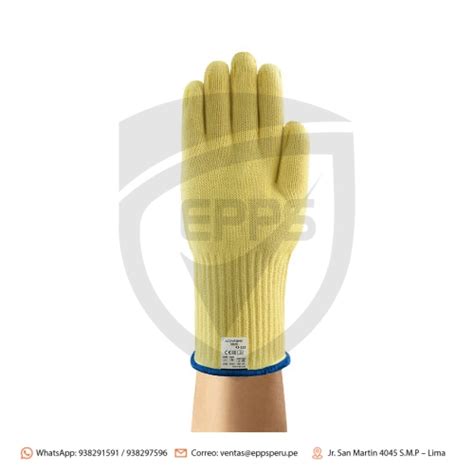 Guantes kevlar Mercury forro algodón 43 113 Ansell en Lima Perú