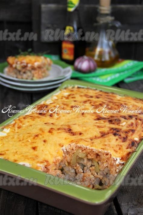 Рисовая запеканка с мясом: 18 фото в рецепте