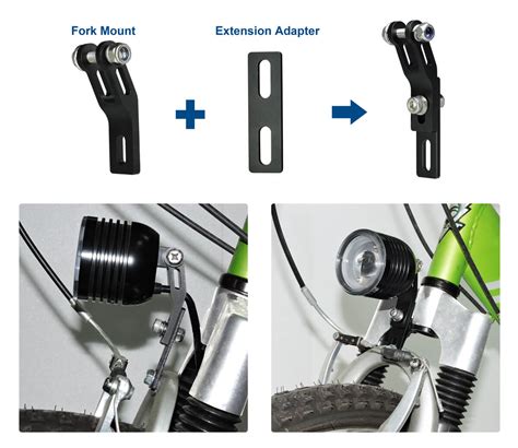 Fork Mount Bike Headlight Bracket Premium Type A