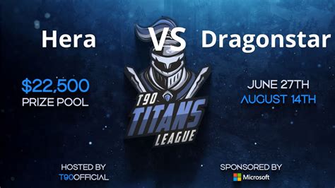 T90 Titans League Platinum Grupo B Hera Vs Dragonstar YouTube