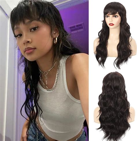 Amazon Sabosi Mullet Wigs For Women 70s 80s 90s Wigs With Bangs