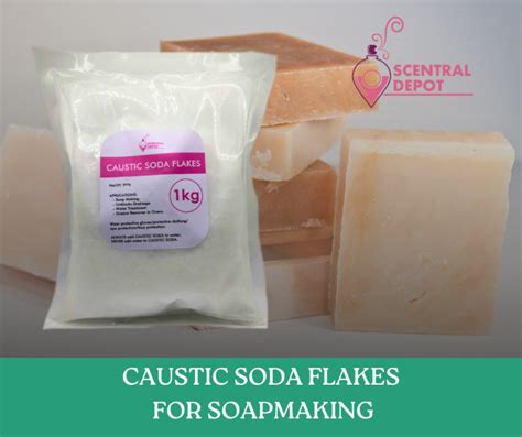 Caustic Soda Flakes Lye 1kg And 25kg Sack For Soapmaking Drain Unclogging Cleaning Grease