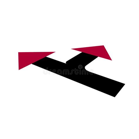Red Arrow Stock Illustration Illustration Of Direction 10277299