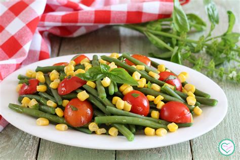 Insalata Fagiolini E Mais Con Pomodorini Cucina Prediletta