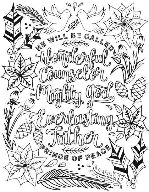 Free Printable Christian Christmas Coloring Pages Printable Word Searches