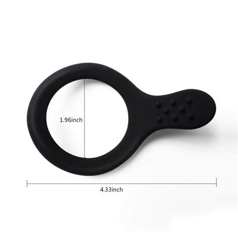 Gaine De Penis Black Anneau De P Nis En Silicone Pour Homme Jouet