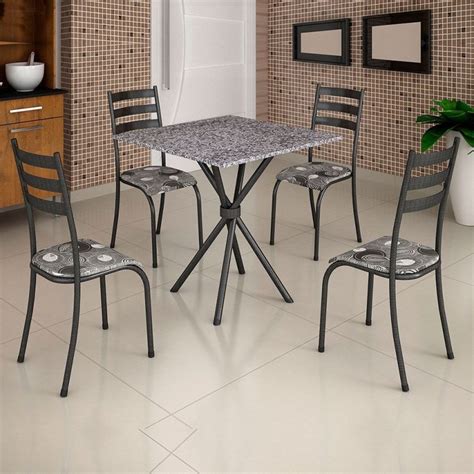 Conjunto De Mesa It Lia M Tampo Mdp Cadeiras Madmelos