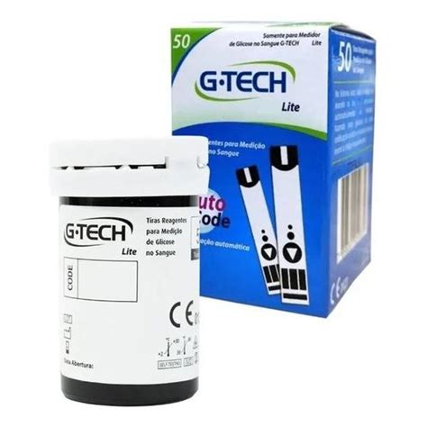 Tiras Reagentes Gtech Free Lite Para Medi O Glicemia Unidades G