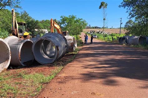 Prefeitura investe R 1 milhão em galerias no distrito de Novo Sarandi