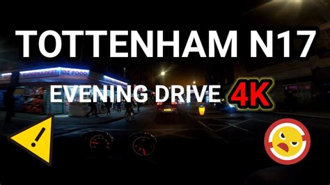 TOTTENHAM EVENING DRIVE N17 OFB SIN SQUAD LONDON HOODS IN 4K