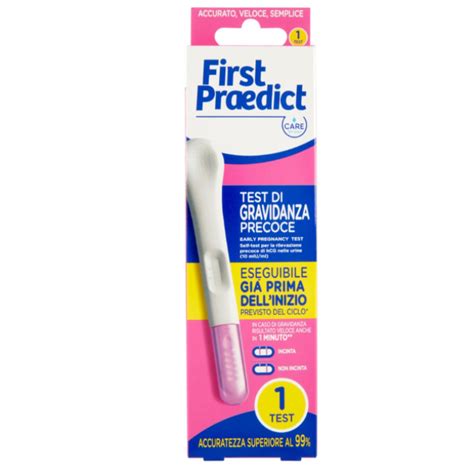 Test Di Gravidanza Precoce First Praedict Farmacia Loreto