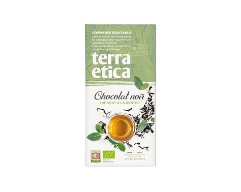 Chocolat noir bio et équitable au thé vert I Terra Etica