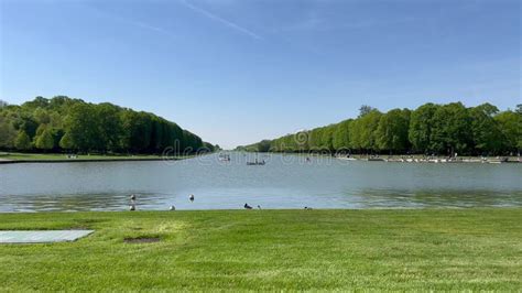 Versailles France Gardens Of The Versailles Palace Near Paris France