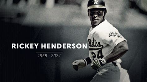 Rickey Henderson Athletics Icon And Baseball Hall Of Famer Dies At 65