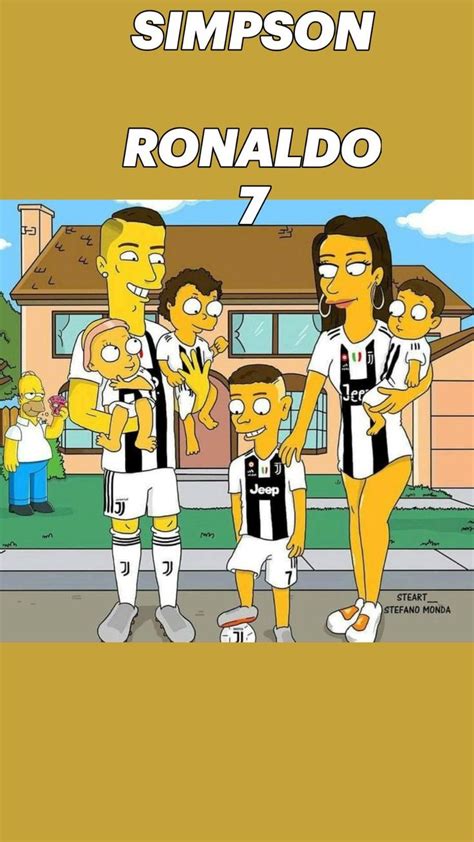 SIMPSON RONALDO 7 | Ronaldo, Soccer drawing, Simpson