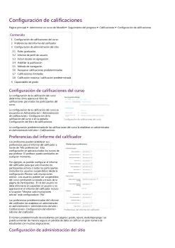 Configuraci N De Calificaciones Moodledocs Itcd Upel Pdf En Li A