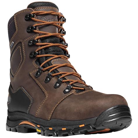 Mens Danner 8 Vicious Gtx Non Metallic Safety Toe Work Boots Black