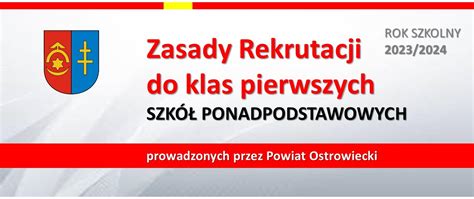 Rekrutacja Do Szk Ponadpodstawowych Powiat Ostrowiecki Portal Gov Pl