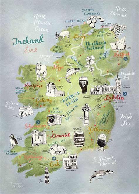 Northern Ireland Tourist Attractions Map - Best Tourist Places in the World