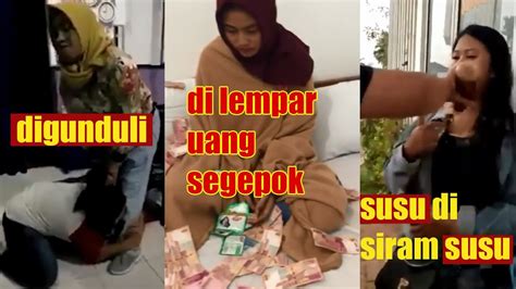 DIBOTAKIN SAMPE DI LEMPAR UANG SEGEPOK KOMPILASI PELAKOR DI LABRAK