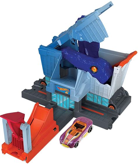 Mattel Tor Hot Wheels City T Rex Autko Humbi Pl