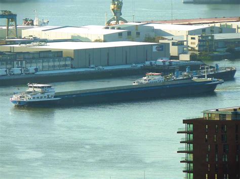 Port De Rotterdam Vu De La Tour Euromast