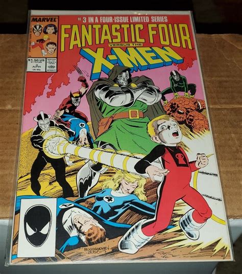 Fantastic Four Versus The X Men 3 Marvel Comics 1987 EBay