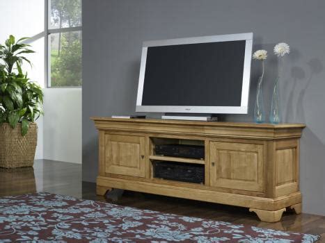 Mueble Tv Gabriel Fabricado En Madera De Cerezo Macizo Al Estilo