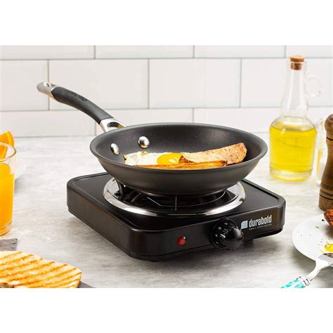 Single Electric Burner W Portable Hot Plate Cast Iron Inch Volt Black EBay