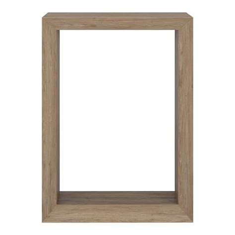 Meyer Cross Osmond 22 In Antiqued Gray Oak Rectangle MDF Top Console