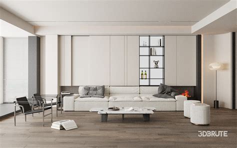 living room 3d model Buy Download 3dbrute