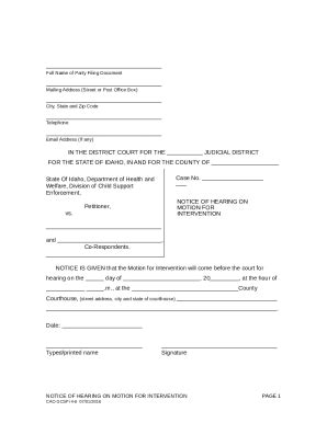 Affidavit Of Service Idaho 1 What Is A Idaho Affidavit Of Service