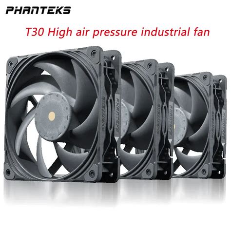 Phanteks T30 12cm 3000 Rpm High Wind Pressure Industrial Grade Cooling Fan Vapo Bearing Maglev